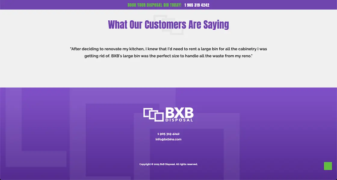 BXB Bins brand identity